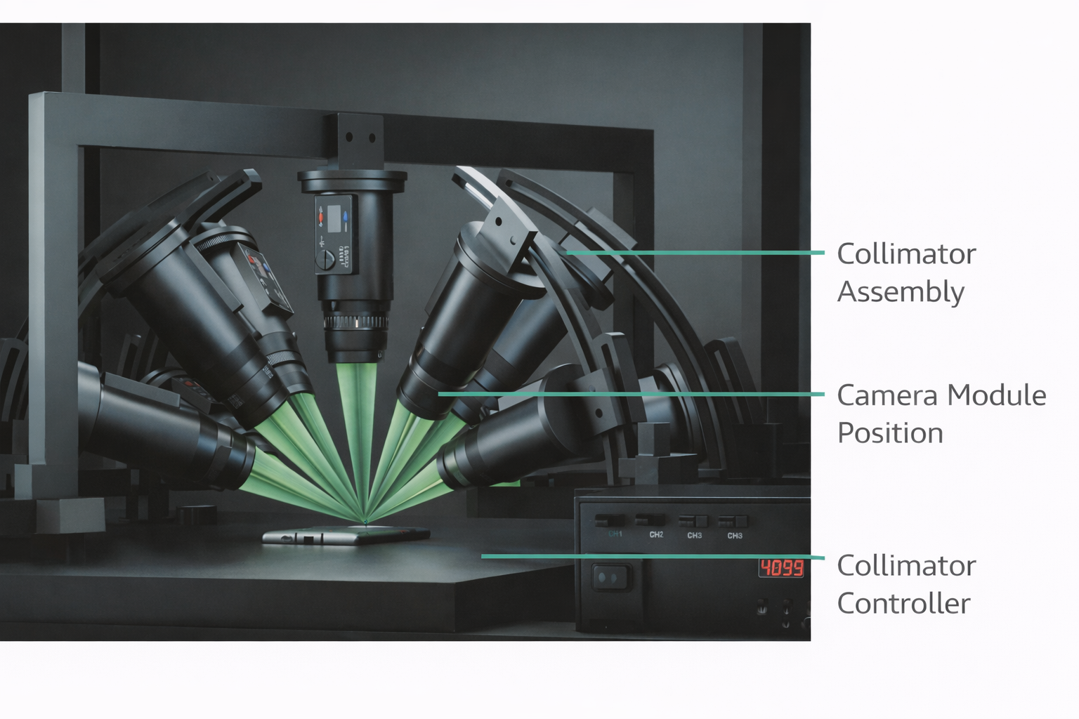 全平行光管方案（照片）