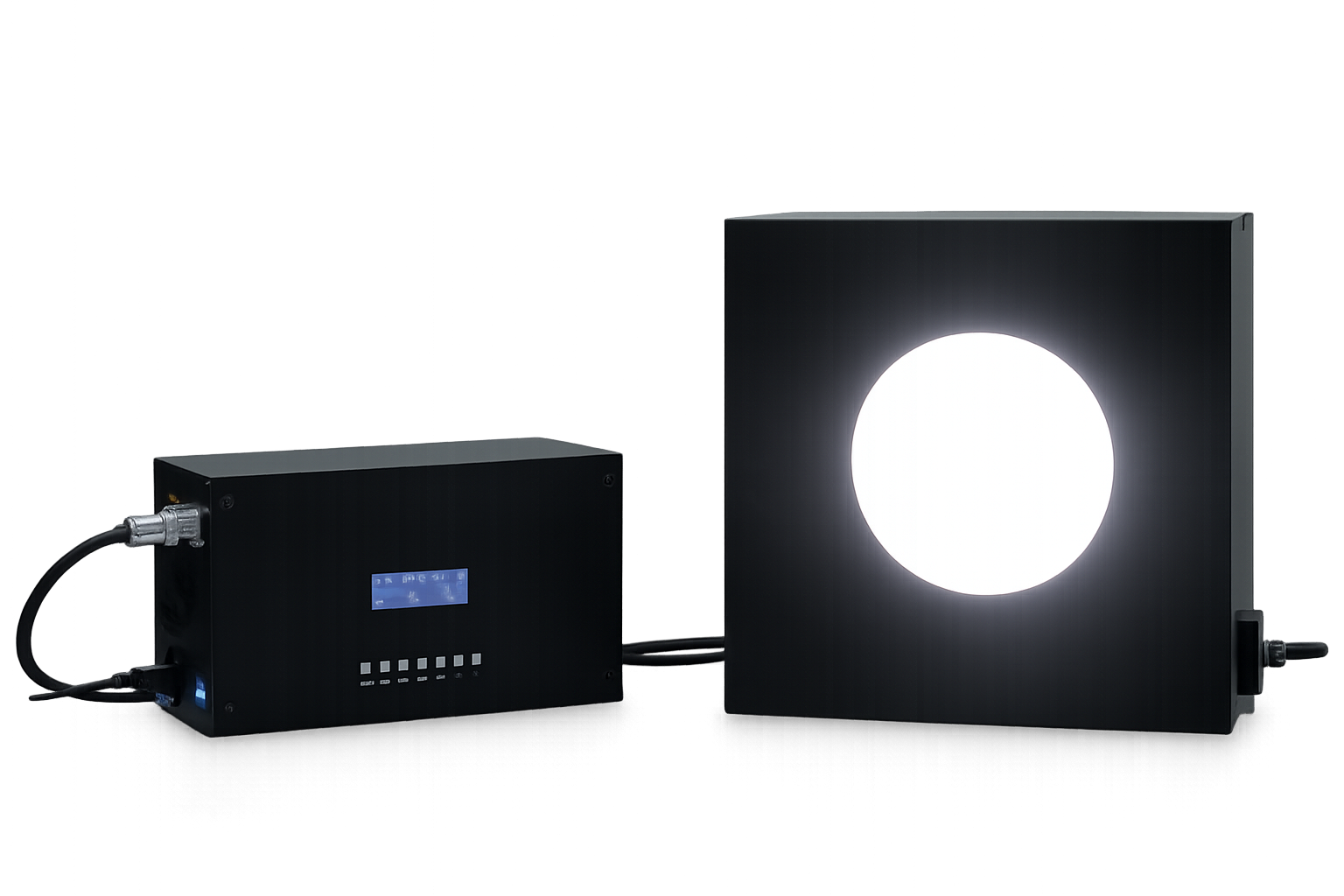 全光譜球面光源（示意）