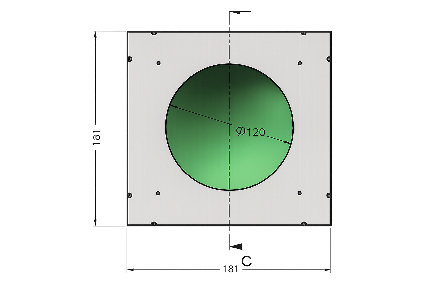 結構圖（正視圖示意）