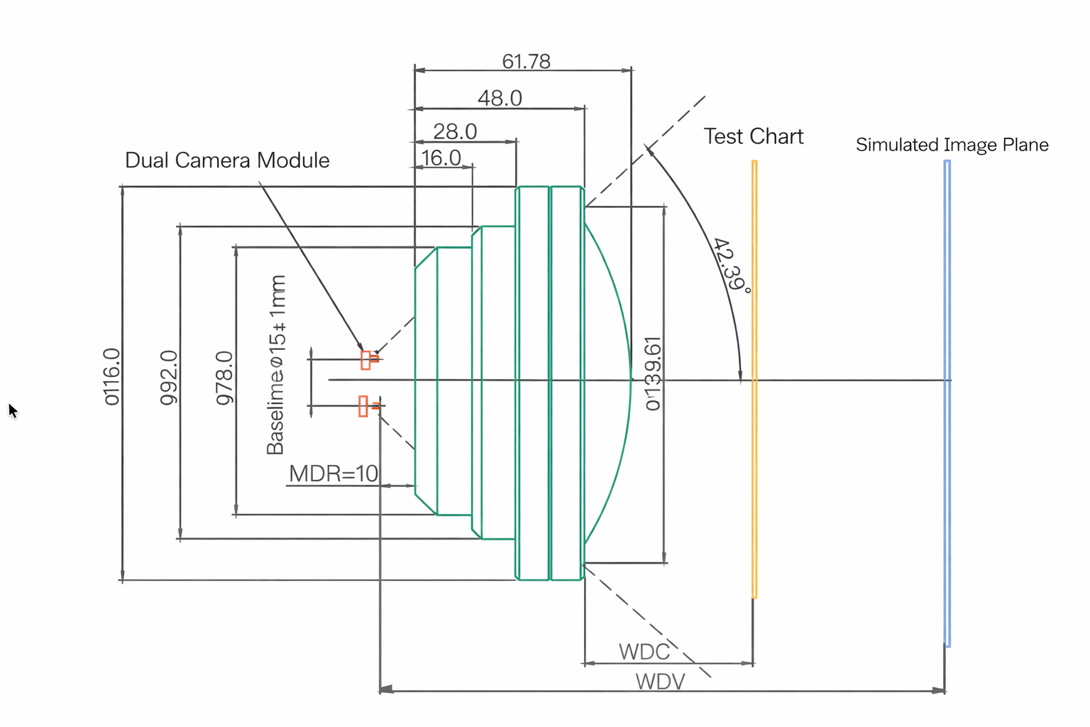 RLD1090B15 Mechanical Drawing