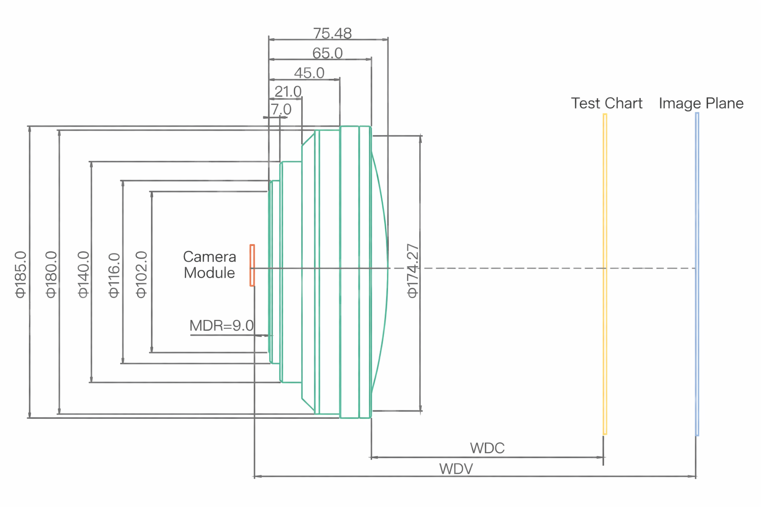 RL09150B Mechanical Drawing