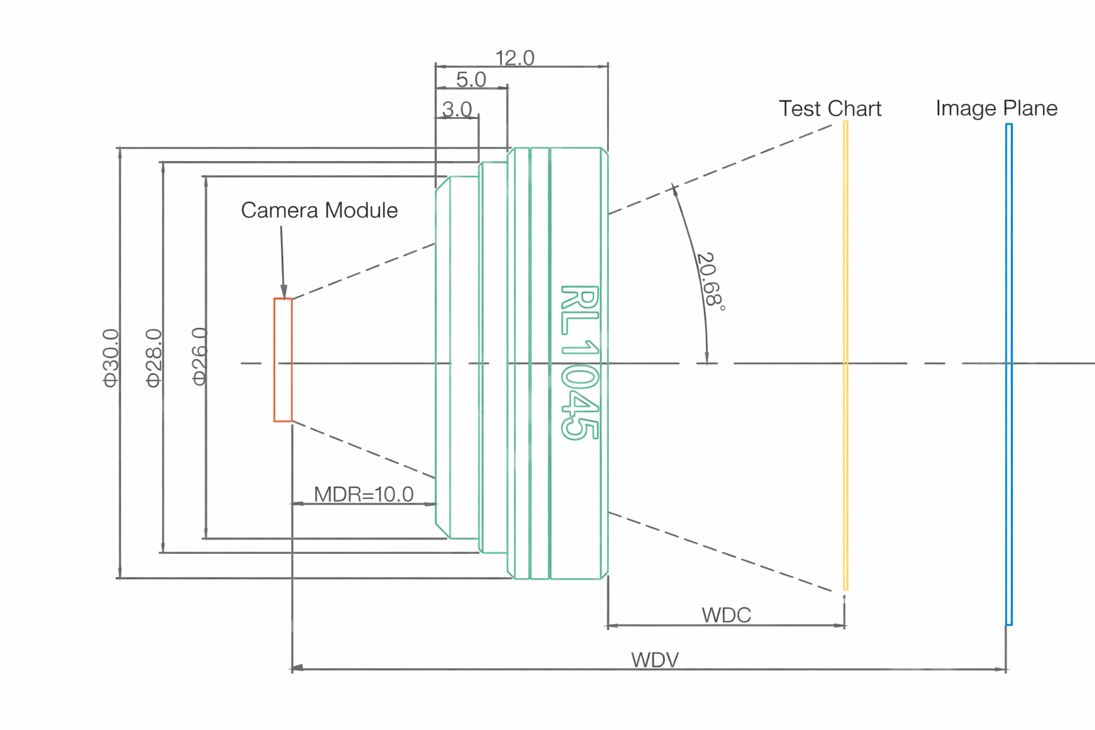 RL1045 Mechanical Drawing